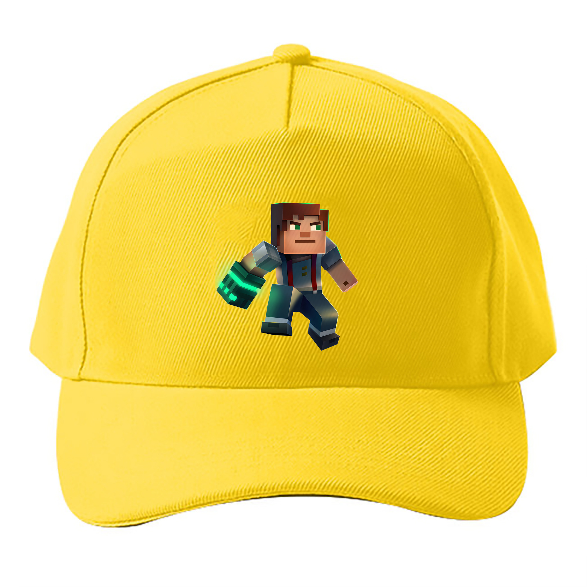 （画像用） マインクラフト ブロックの世界 Minecraft MC Block world ベースボールキャップ 綿100％ 男女兼用 帽子 スポーツ